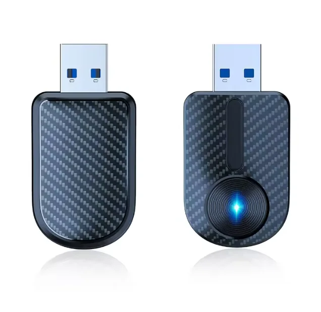 Bezprzewodowy adapter 2w1 CarPlay/Android Auto 5GHz 🚗